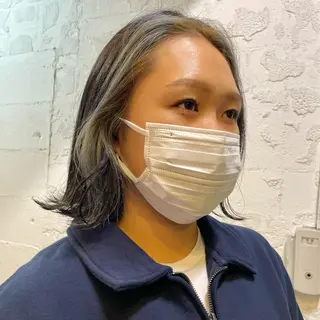 ショート カラー ヘアアレンジ 🎀ダブルカラーレイ ヤーyuuri🎀のヘアスタイル