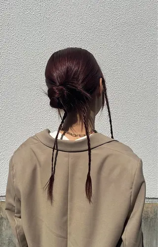 セミロング 透明感カラー🕊🤍 アサノ マユのヘアスタイル