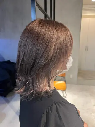 ミディアム カラー パーマ ヘアアレンジ キッズ ネイル マツエク・マツパ ショートヘア原宿 fifth コシのヘアスタイル
