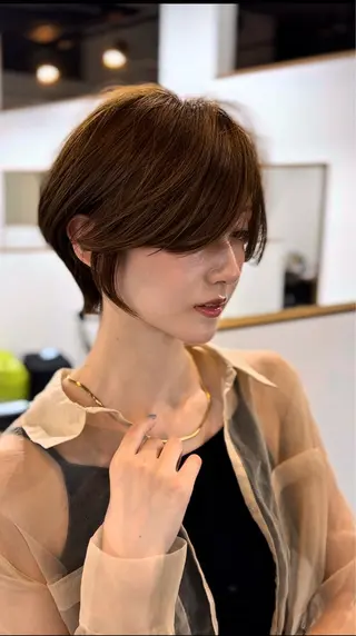 ショート カラー 表参道【髪質改善】 宮嶋勇太のヘアスタイル