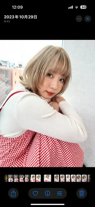 ショート カラー レイヤー/透明感 カラー💘akariのヘアスタイル