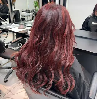 ロング カラー リコ🪐レイヤー モデル募集のヘアスタイル