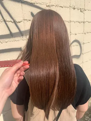 ロング カラー SEAM アキホのヘアスタイル