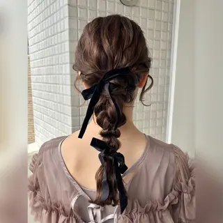 ヘアアレンジ 韓国ヘア｜艶髪｜ ヘアアレンジ｜yuiのヘアスタイル