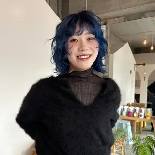 ショート カラー mirai/レイヤー ボブ/デザインのヘアスタイル