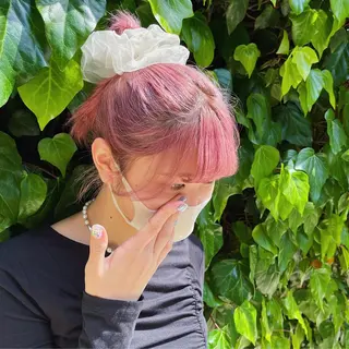 セミロング カラー 🦋エクステ/透明感 カラー🦋宮川莉央のヘアスタイル