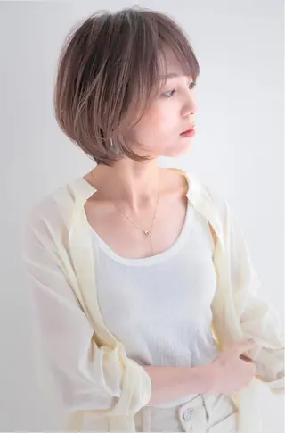 ショート カラー 🇰🇷韓国レイヤー 錦糸町【北山謙三】のヘアスタイル