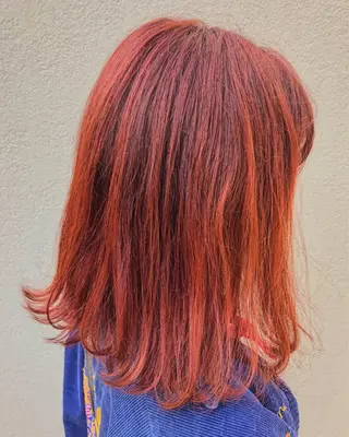 ミディアム 🟩くすみカラー/ボ ブ/ショート/大司のヘアスタイル