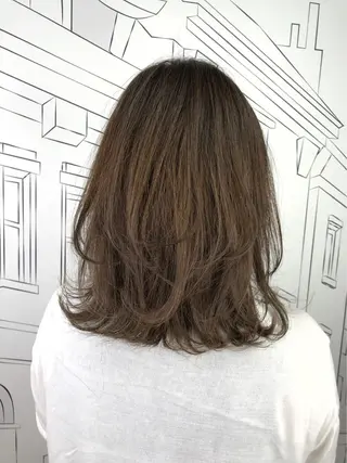 ミディアム 坪井 彰吾のヘアスタイル
