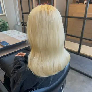 セミロング カラー 立花 ふたば🌱のヘアスタイル