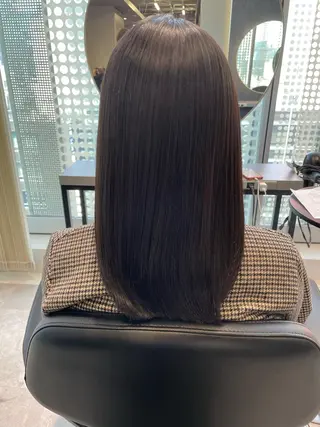 ロング カラー 髪質改善艶髪特化 二瓶　海人のヘアスタイル