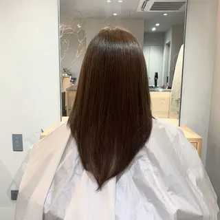 セミロング 室谷 ゆりあのヘアスタイル