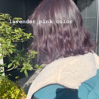ミディアム カラー ヘアアレンジ 🫧柔色/トレンド カラー/川辺晴加のヘアスタイル