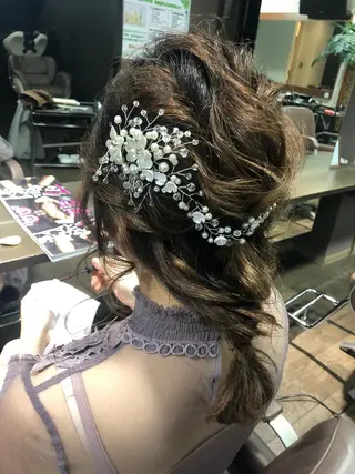 ロング ヘアアレンジ pep natsumiのヘアスタイル