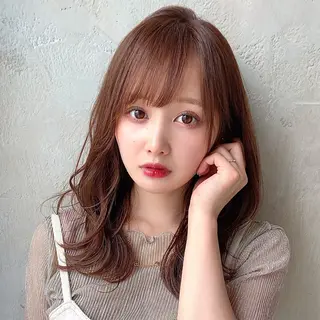 ロング 新宿/レイヤー 顔周りカット溝手優太のヘアスタイル