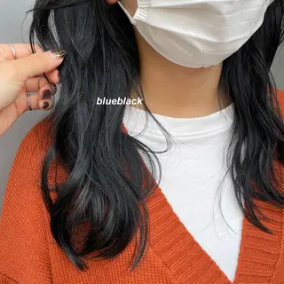セミロング カラー レイヤーカット 韓国ヘアayameのヘアスタイル