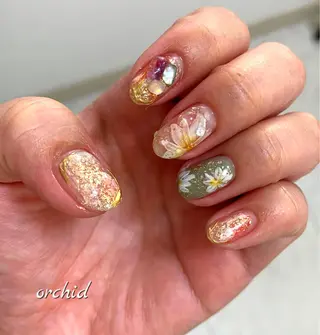 ネイル orchid ♡オーキッドのネイルデザイン