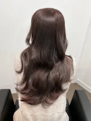 ロング カラー 朝が楽になる髪質改善 /美髪矯正/KOHのヘアスタイル