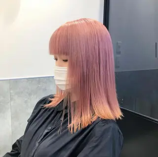ミディアム カラー パーマ ヘアアレンジ メンズ キッズ stylist 🌸 kana.のヘアスタイル
