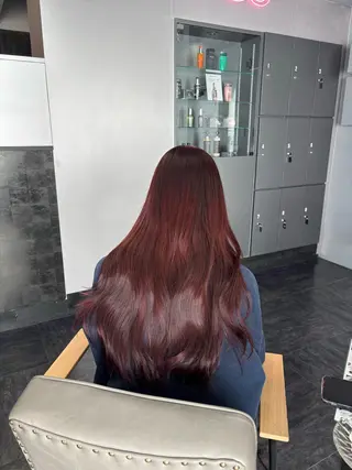 カラー 新垣 杏凜のヘアスタイル