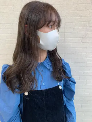 ロング カラー 立川 奈那子のヘアスタイル