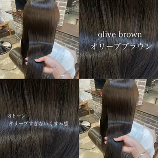 ロング カラー 🧸顔周りカット /透明感🎀のヘアスタイル