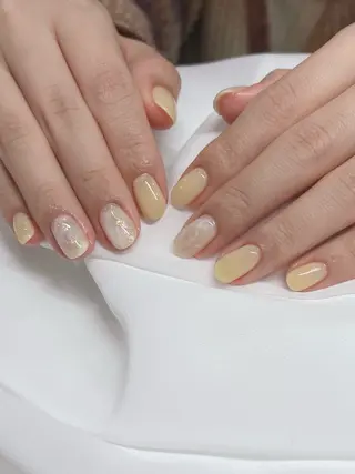 ネイル パラジェルネイル 大人可愛/シンプルのネイルデザイン
