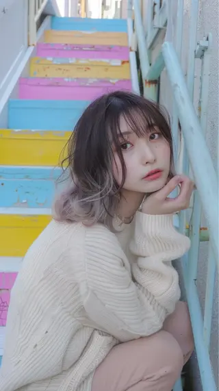 セミロング 池袋/カラー特化🎨 ロング料金なし🩵のヘアスタイル