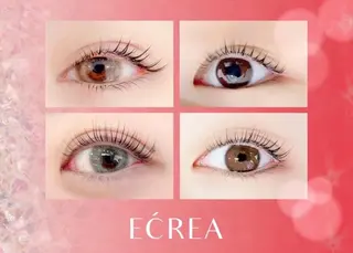 マツエク・マツパ EĆREA 天神店のマツエク・マツパデザイン
