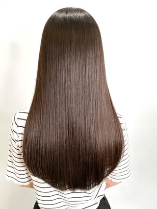 ロング カラー パーマ ヘアアレンジ 野村 奈里亜のヘアスタイル