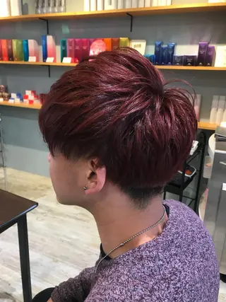 ショート カラー パーマ ヘアアレンジ メンズ キッズ ネイル マツエク・マツパ EnBlesS西宮 マンツーマン神道有基のヘアスタイル