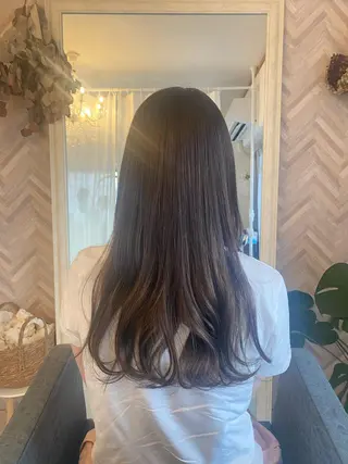 ロング 戸川 浩子のヘアスタイル