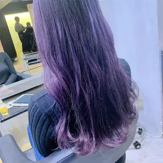 セミロング 🤍ハイトーン寒色 🤍MADOKAのヘアスタイル