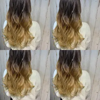ロング カラー 心斎橋韓国ボブ 好原良真のヘアスタイル