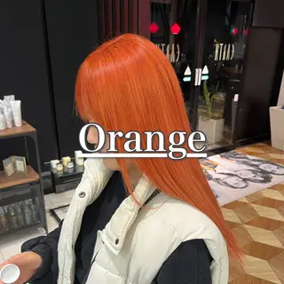 ロング カラー ブリーチ/暖色カラー 宮城陽日のヘアスタイル