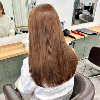 セミロング カラー ブリーチなし/レイヤ ー特化🌈Tommyのヘアスタイル