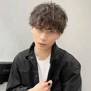 ショート メンズ メンズカット✂️ パーマ寺西優真のヘアスタイル