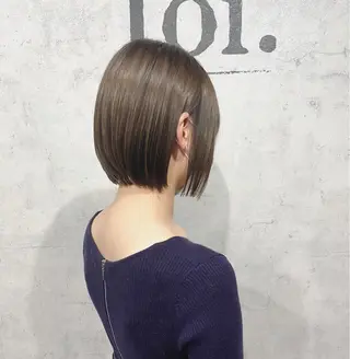 ショート カラー ボブ　ショート 特化 迫田紘史のヘアスタイル