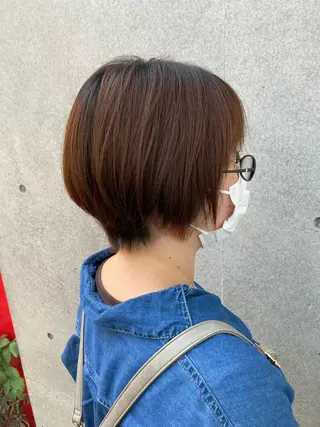 ショート 【白髪ぼかし】 愛甲竜佑のヘアスタイル