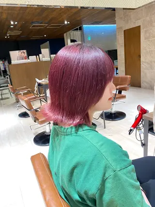 ミディアム カラー SHION/銀座 まとまるカット🩵のヘアスタイル