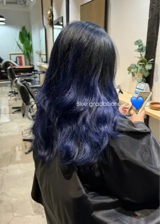 ロング 艶カラー 🩵NATSUKIのヘアスタイル