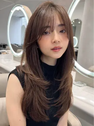 ロング 木村 賢人のヘアスタイル