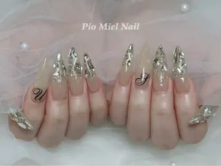 ネイル HANA 長さだしのネイルデザイン