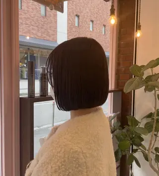 tsuki /天王寺 /カラー/ボブカットのヘアスタイル