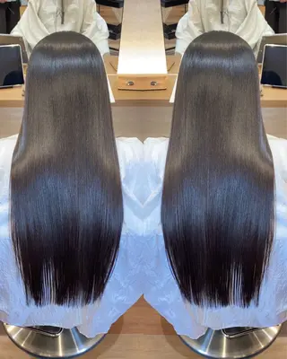 ロング 森 千風優のヘアスタイル