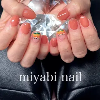 ネイル miyabi nail 桂川駅近くのネイルデザイン