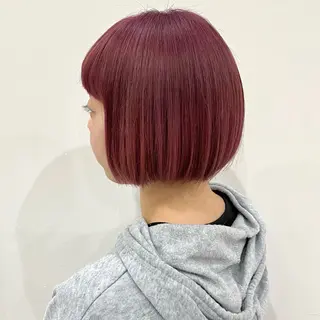 ショート カラー 赤みなしカラー/梅田 /レイヤー/IORIのヘアスタイル