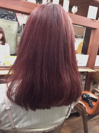 ミディアム カラー 中村 海のヘアスタイル