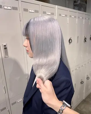 ロング エフェクトブリーチ 🌟前澤啓太朗のヘアスタイル
