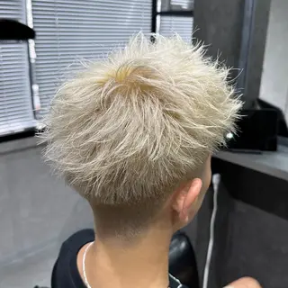 ショート カラー メンズ エースヘアー KENTAのヘアスタイル